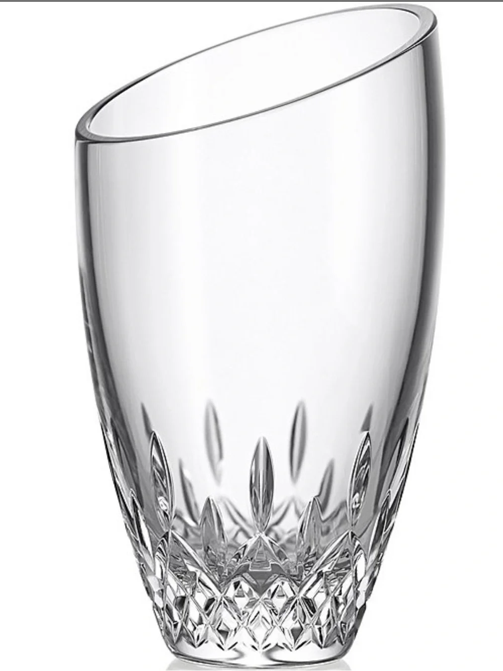 Waterford 9” Lismore Essence Angled Vase-NIB
